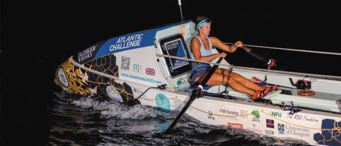 Record breaking rower Miriam Payne