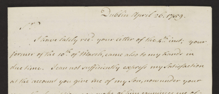 Letter from John Petty for Adam Smith Source: Amy Laux