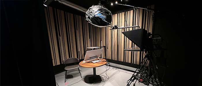 Video studio at Reykjavik University