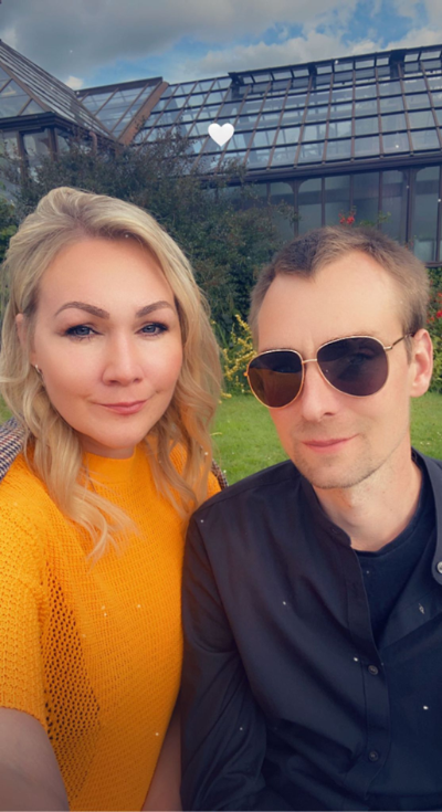 Figure 3 - A photovoice image taken by Stacey of her and her partner Joost for the Dying in the Margins study (©Dying in the Margins - all rights reserved) Stacey and Joost