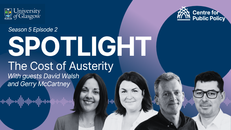 Promo for the episode, Spotlight, Season 5 episode 2, The Cost of Austeriry, David Walsh, Gerry McCartney