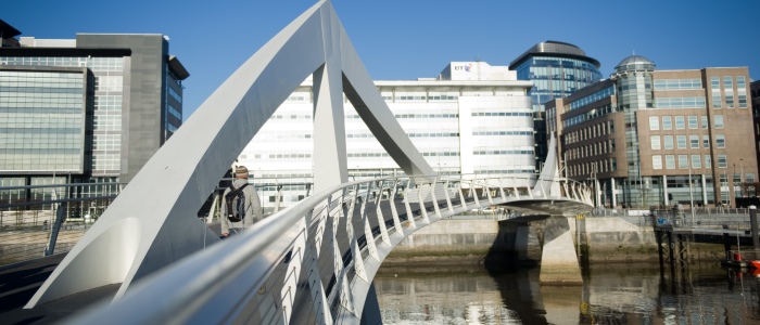 Tradeston pedestrian bridge