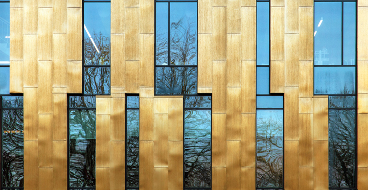 Sir Michael Stoker building close up narrow