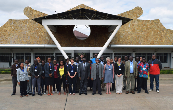 Group photo from NM-AIST / University of Glasgow One Health training initiative