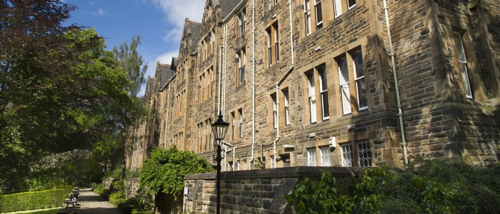 A view looking down Professors Walk