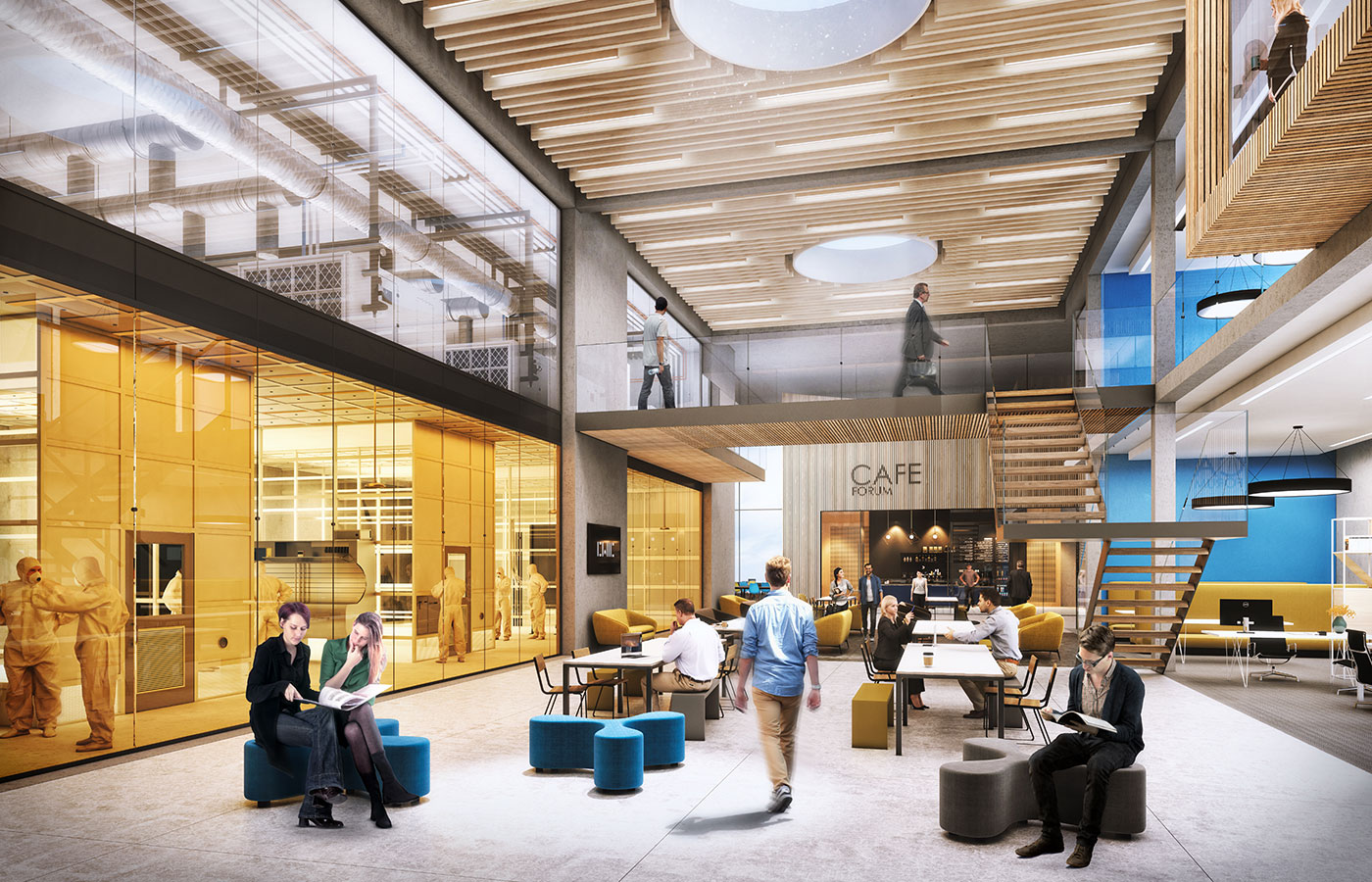 Clyde Waterfront Innovation Campus interior artist impression