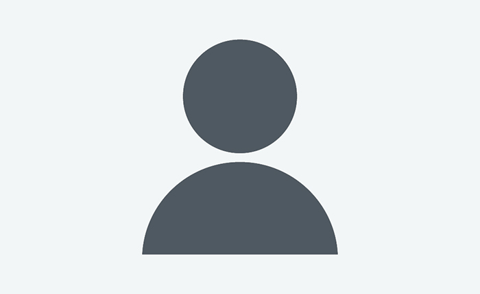 Avatar image in grey and white