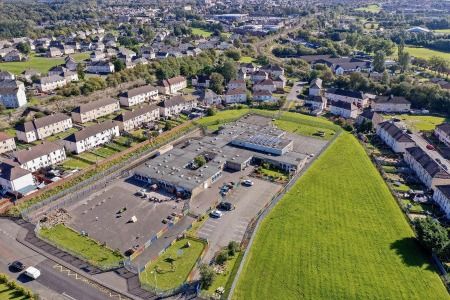 ariel photograph of BerryHill primary school