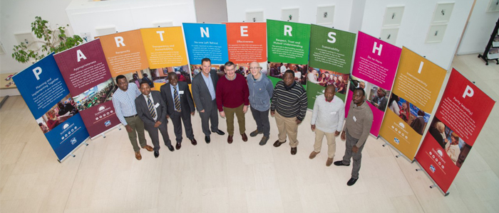 Members of the Glasgow and University of Malawi College of Medicine project partnership team
