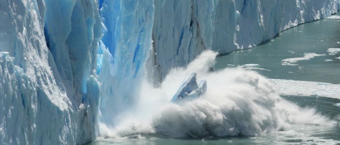 Melting ice cap