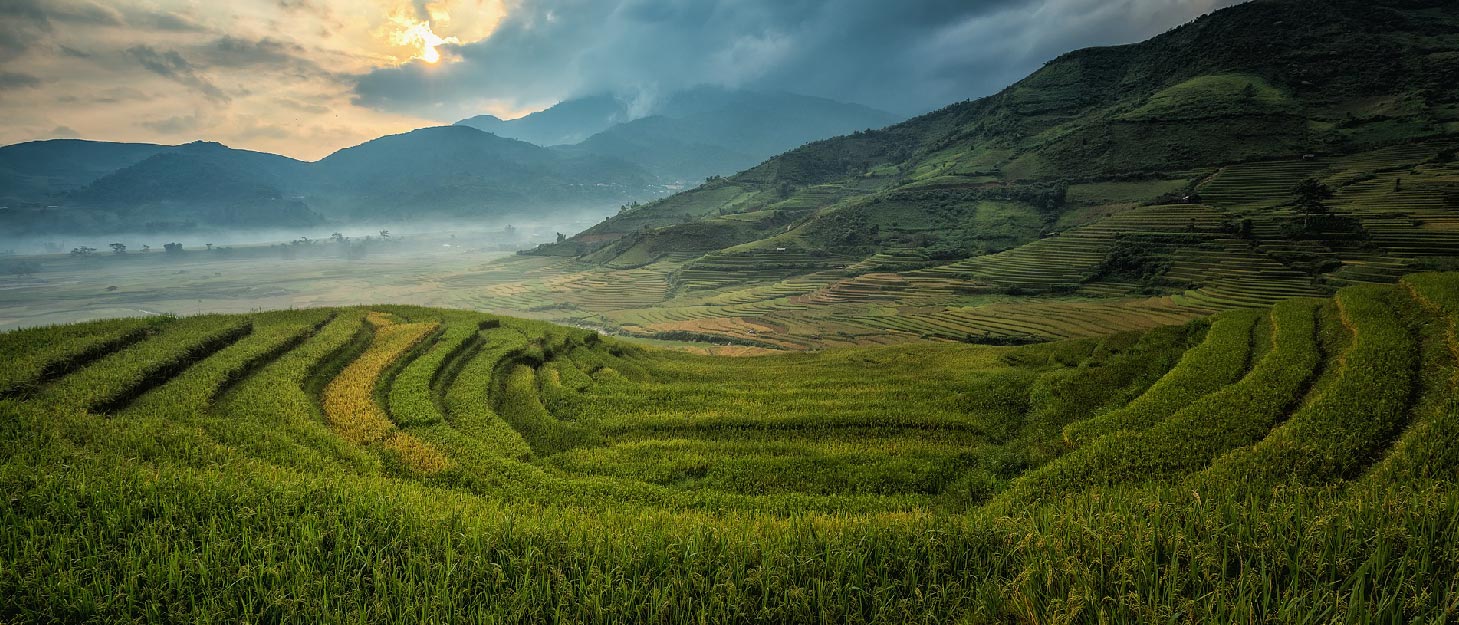 Scenic view of the Philippines.