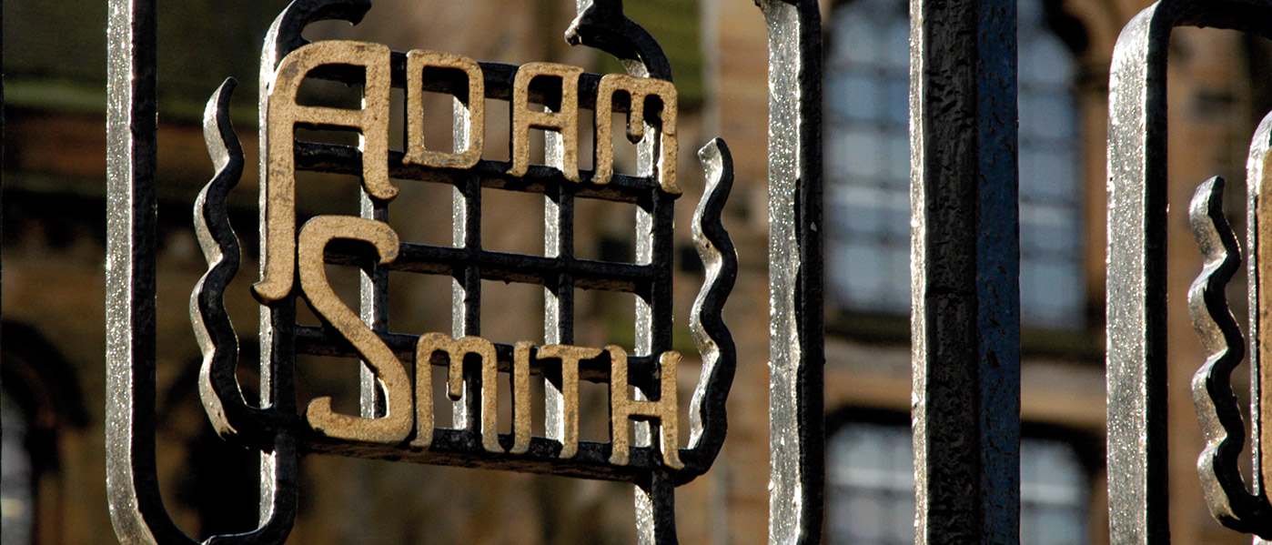 Memorial Gate with Adam Smith text