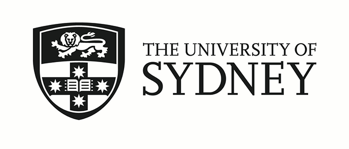 Logo for the university of Sydney.
